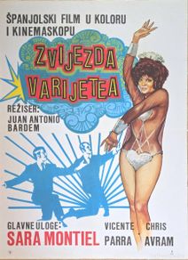 Cinema: Varietés (1971) – Original Yugoslav Poster – Sara Montiel – Spanish Musical/Drama